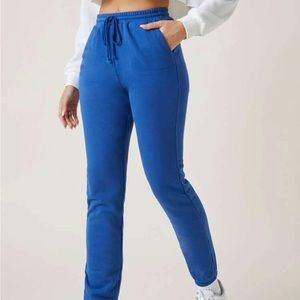 Drawstring Blue Sweatpants (M-6)
